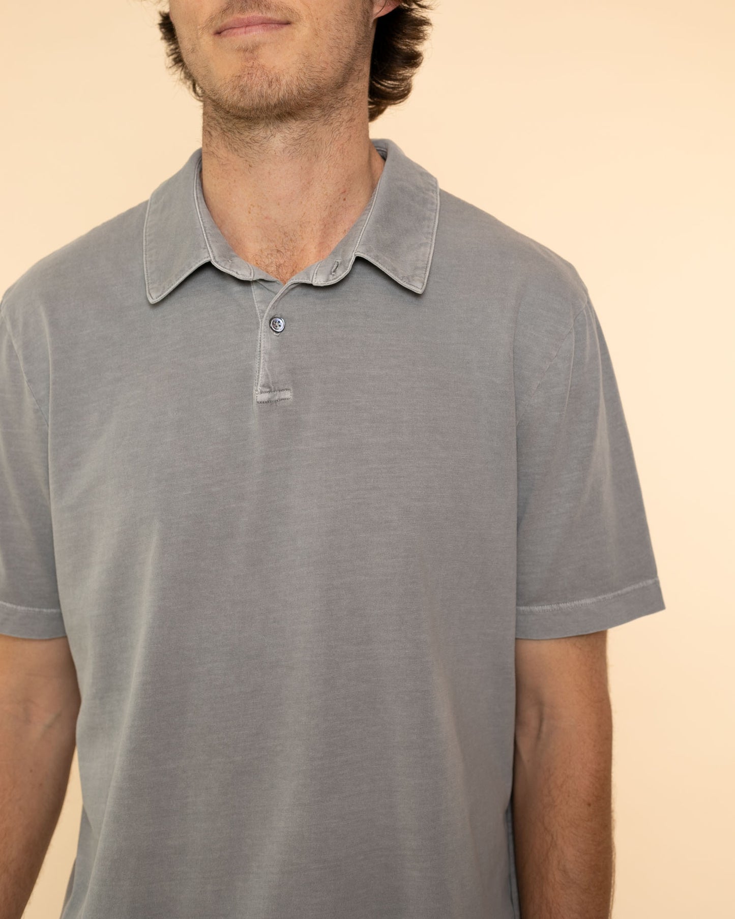Revised Standard Polo | Silver Grey Pigment