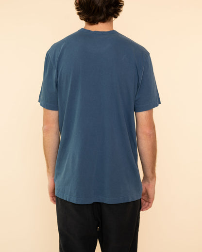 Short Sleeve Crew Neck | Lake Pigment