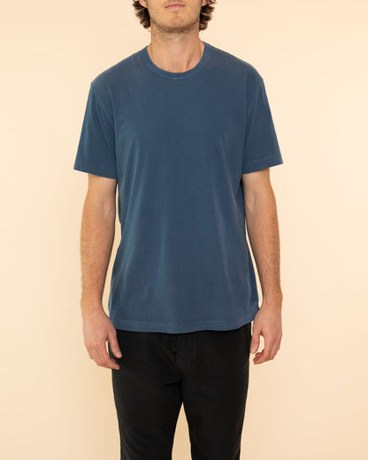 Short Sleeve Crew Neck | Lake Pigment