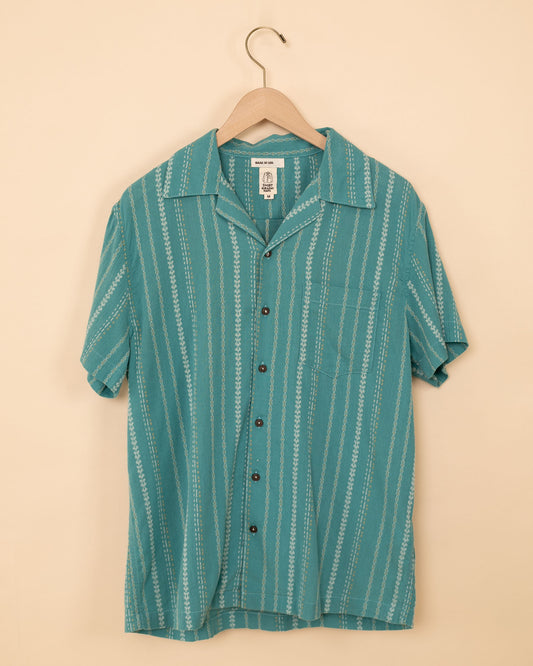 Wrench Shirt Stripe | Turquoise