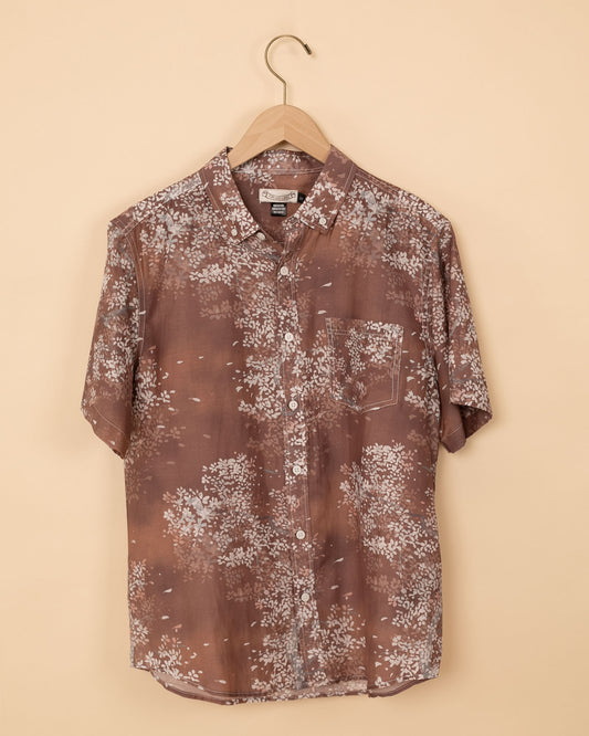 Cotton Silk Shirt | Cherry Blossom