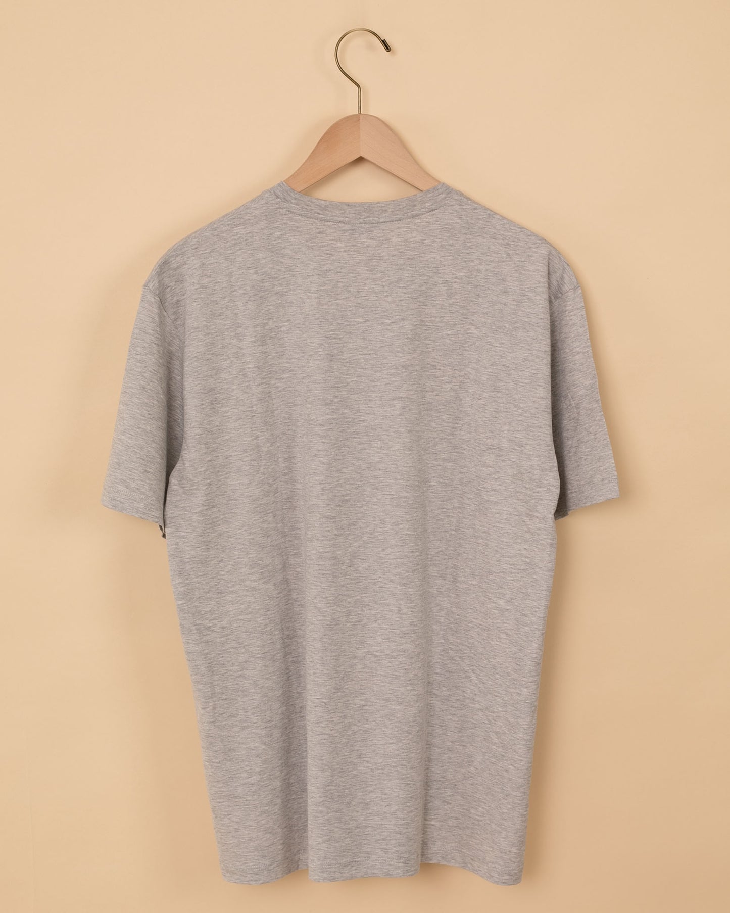 Crew Neck T-Shirt | Grey Melange