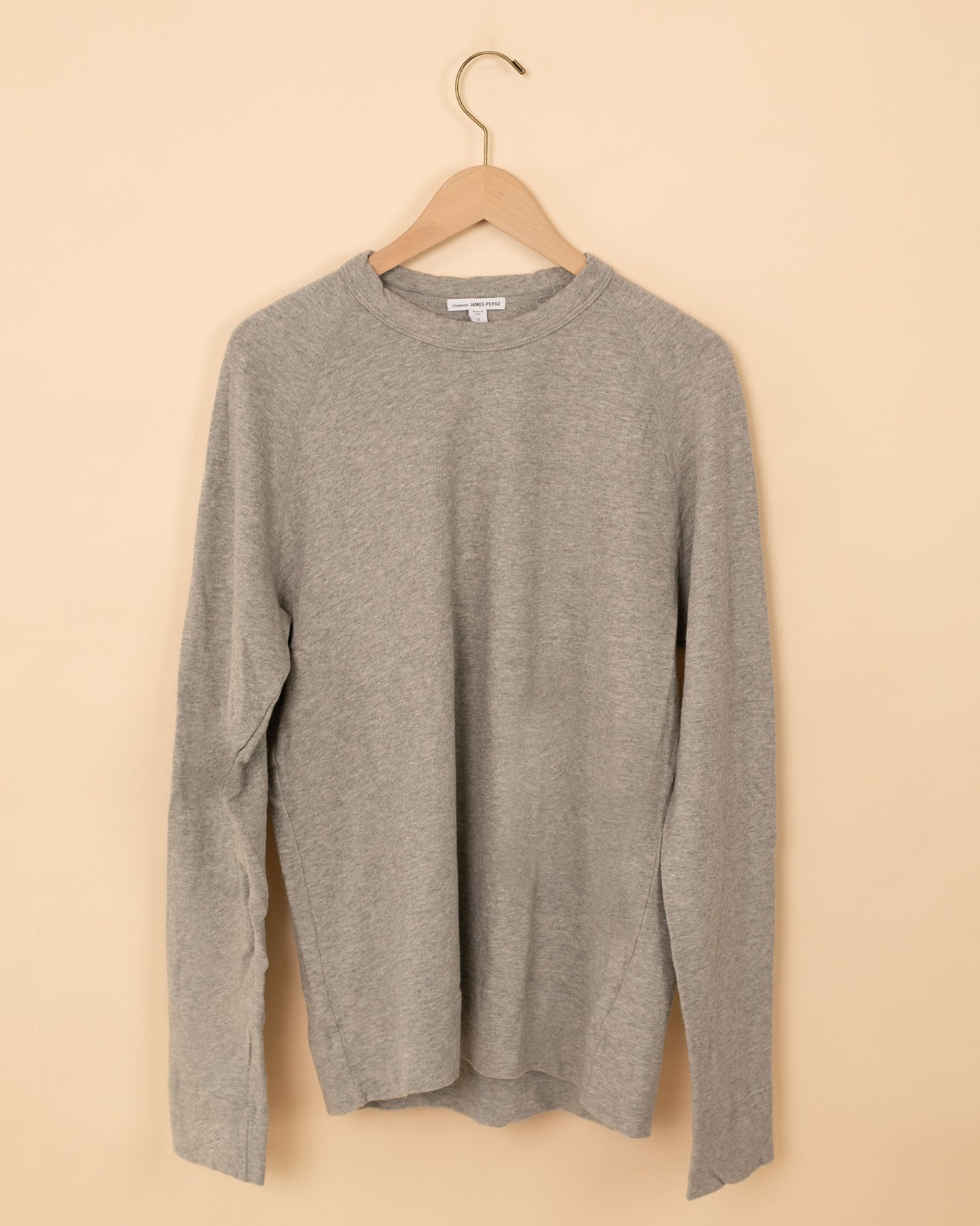 Vintage Heathered Raglan Pullover | Heather Grey