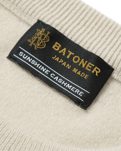 Sunshine Cashmere Crew Neck | Natural