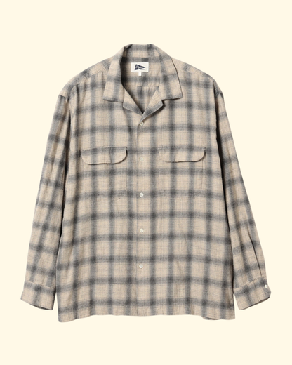 Vincent Melange Ombre Shirt | Grey