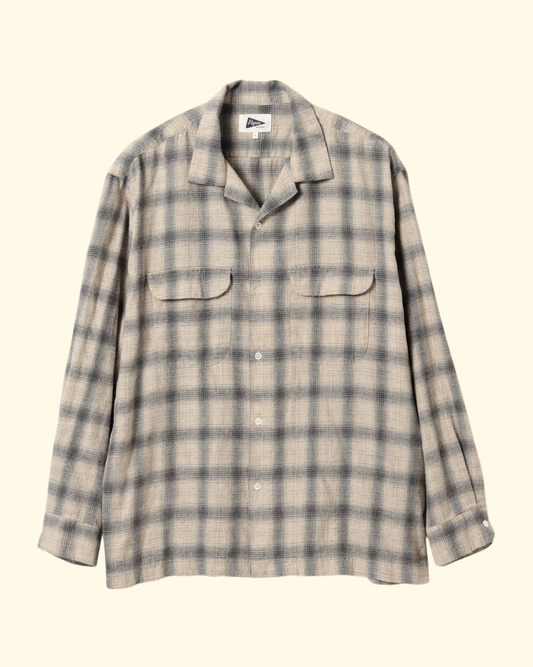 Vincent Melange Ombre Shirt | Grey