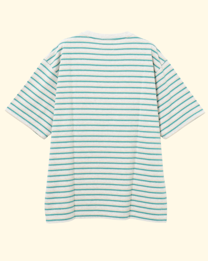 Tucker Striped Tee | Oatmeal