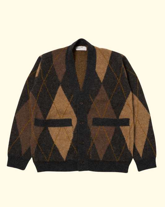 Langdale Argyll Cardigan | Brown