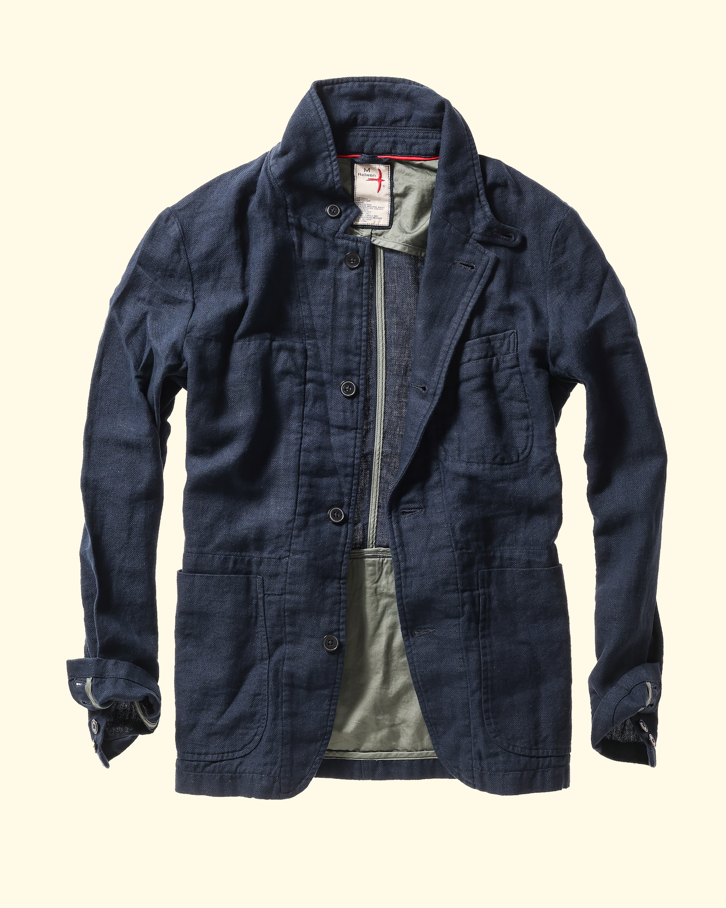 Tropical Trap Blazer | Navy Hopsack