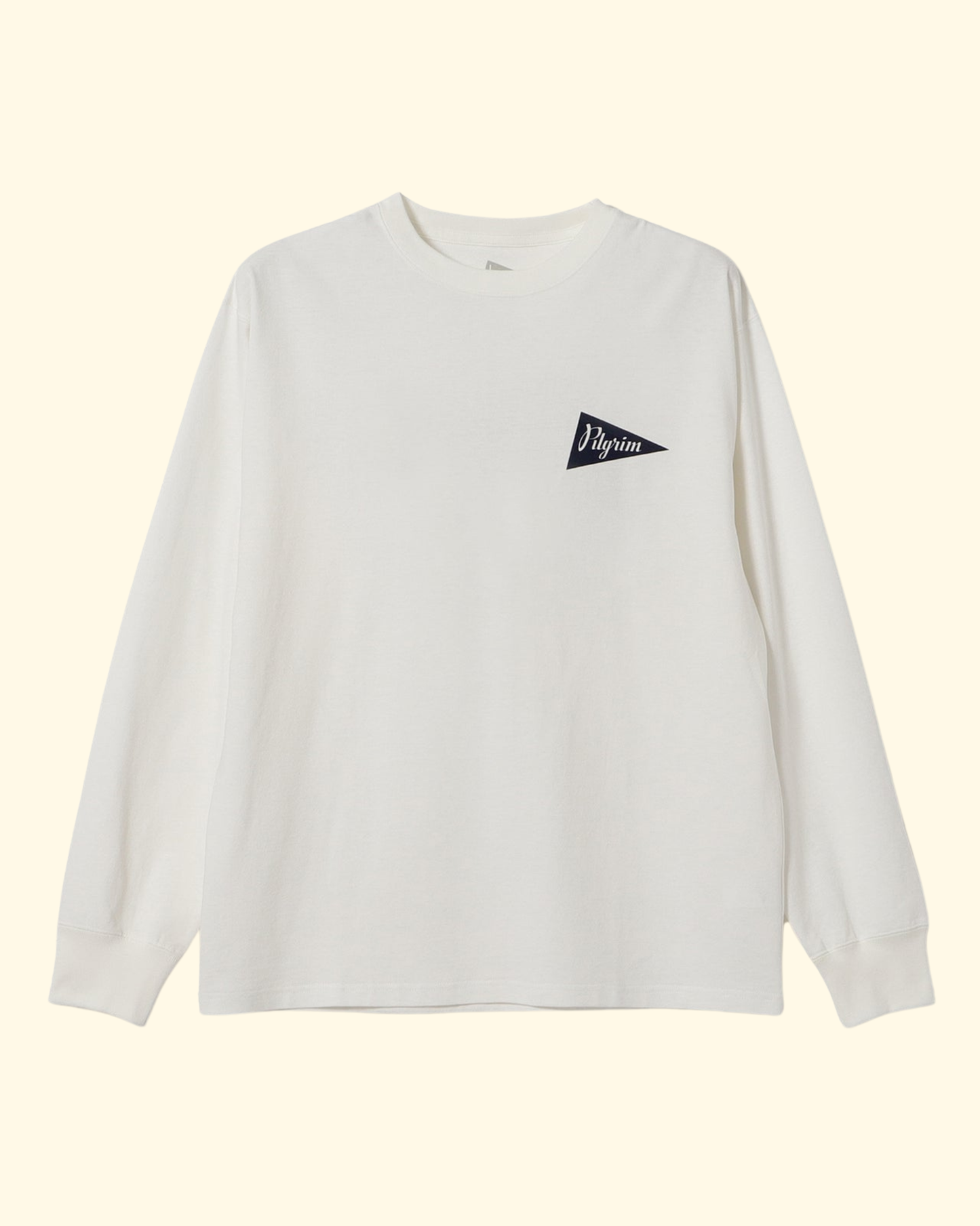 Longsleeve Pennant Team Tee | Off White