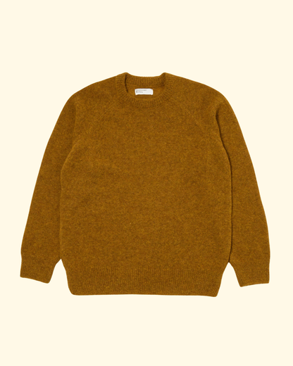 Lyon Alpaca Knit Crew | Gold