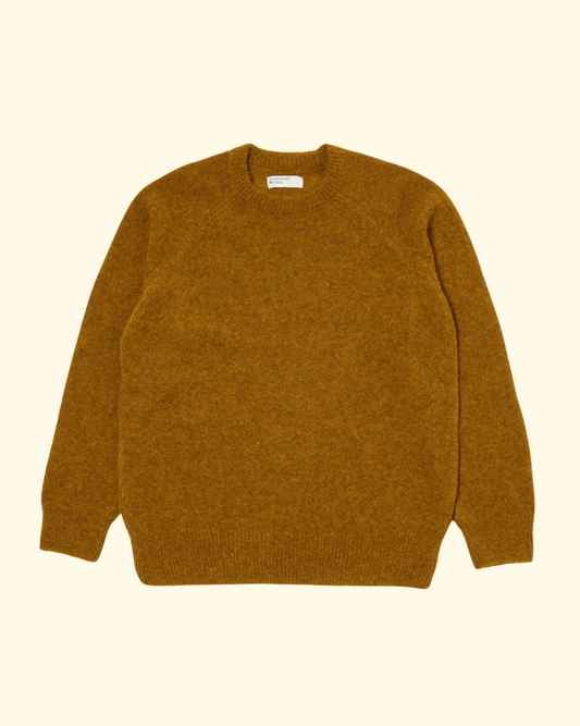 Lyon Alpaca Knit Crew | Gold