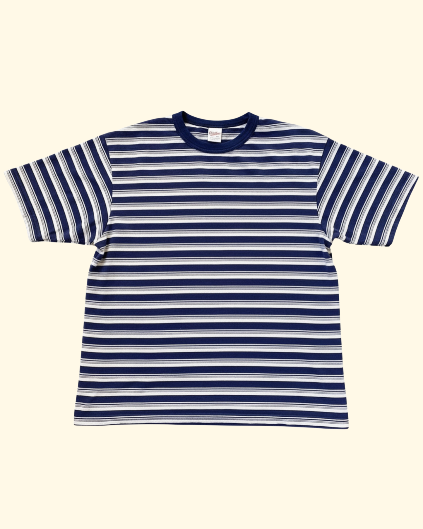Stripe Tee | Off White & Navy