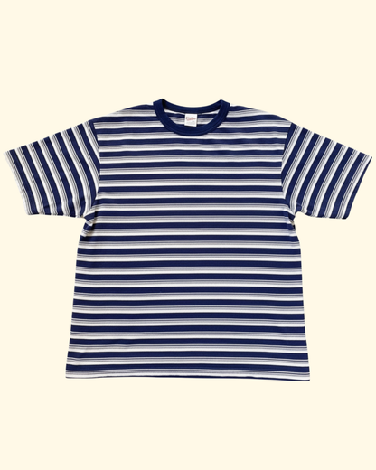 Stripe Tee | Off White & Navy