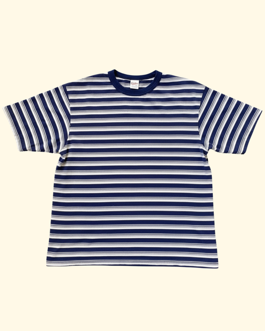 Stripe Tee | Off White & Navy
