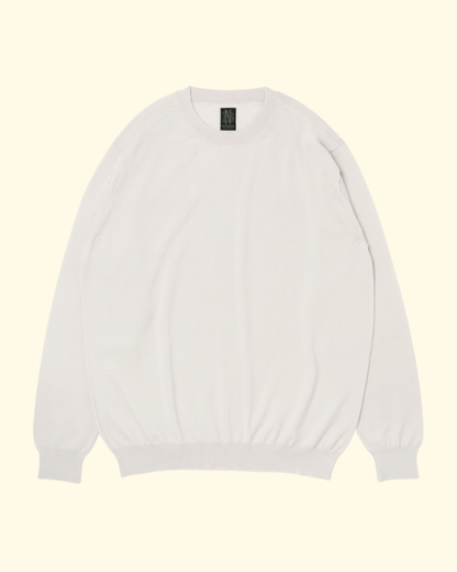 Superior Merino Crew Neck | Ivory