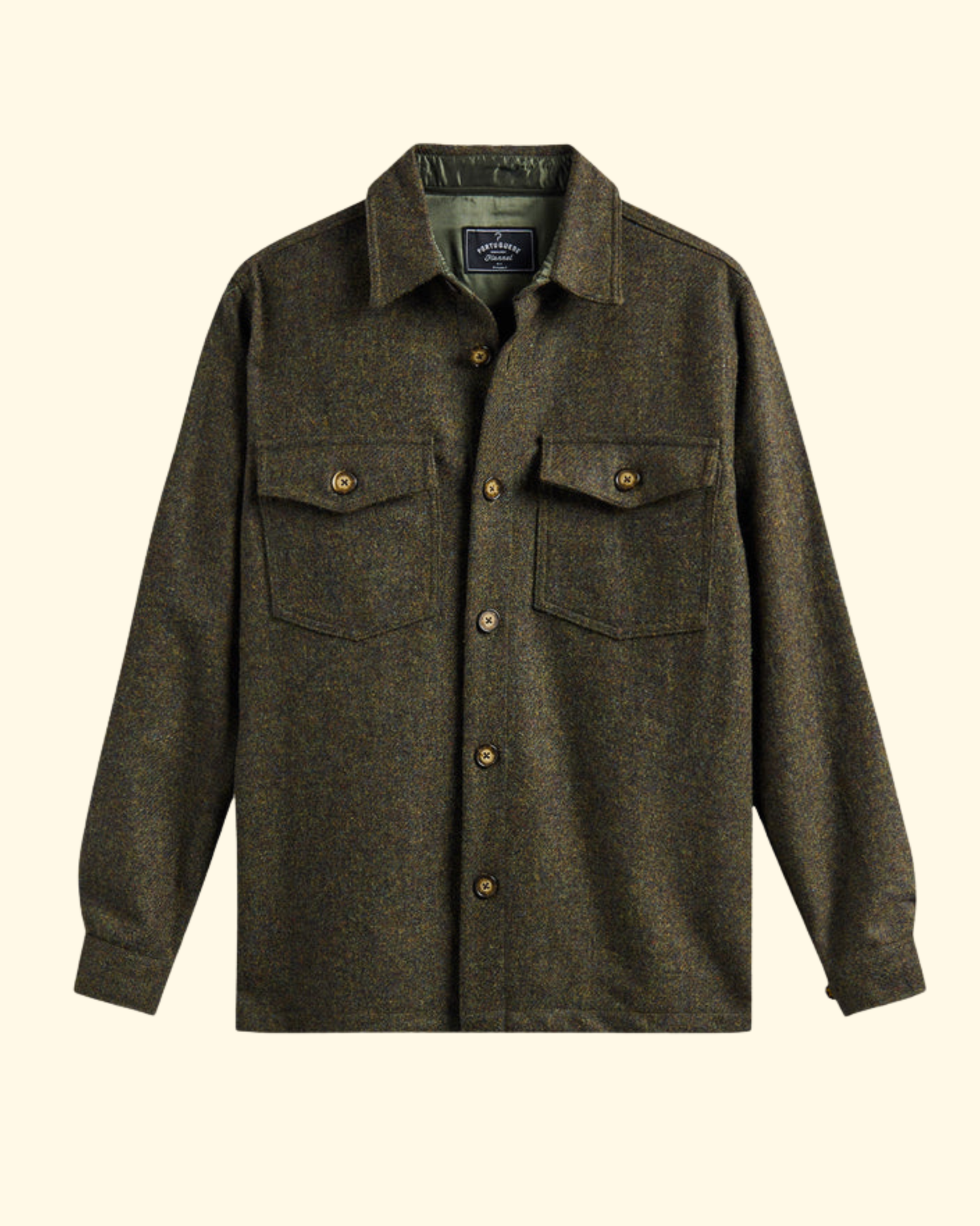Wool Field Overshirt | Forest