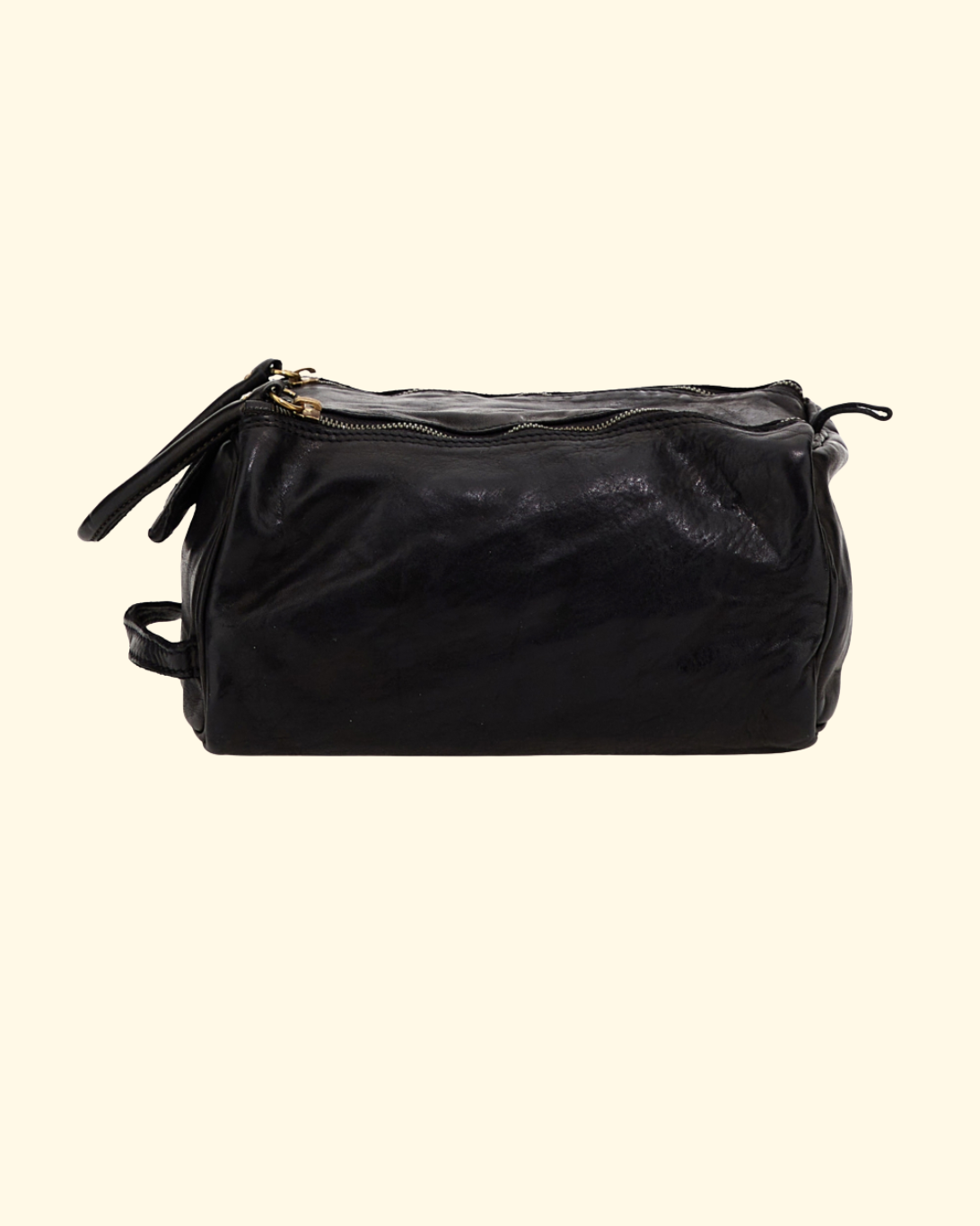 Leather Toiletry Bag | Black