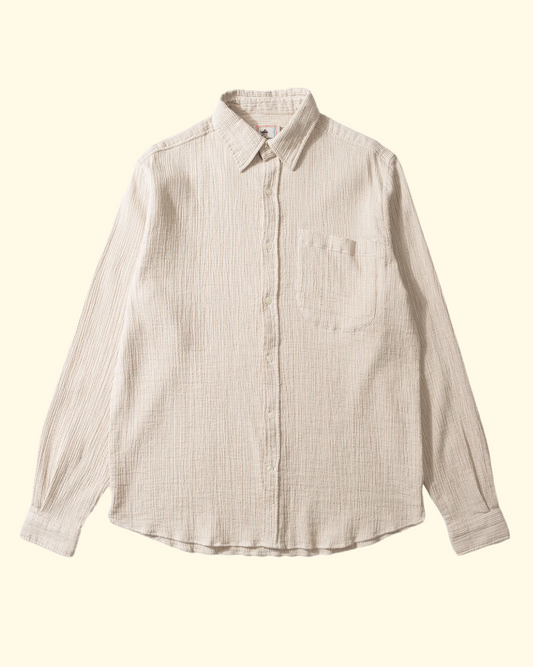 Snap Shirt Stripes | Beige