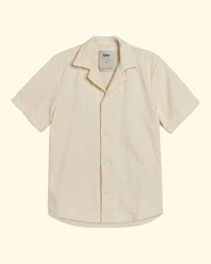 Golcanda Cuba Terry Shirt | Cream