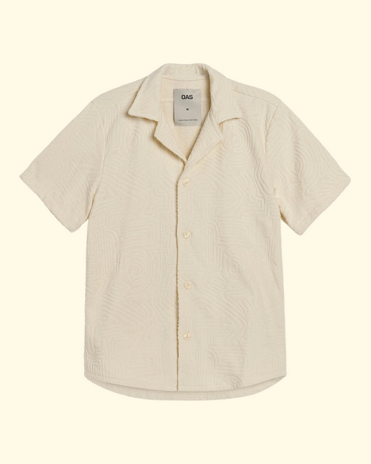 Golcanda Cuba Terry Shirt | Cream