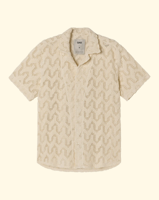 Atlas Cuba Crochet Shirt | Cream