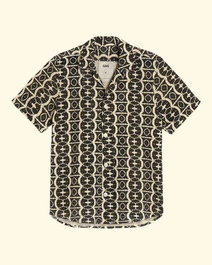 Hypnotise Cuba Net Shirt | Black