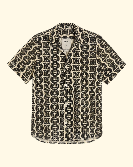 Hypnotise Cuba Net Shirt | Black