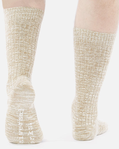 Slub Sock | Dark Sand