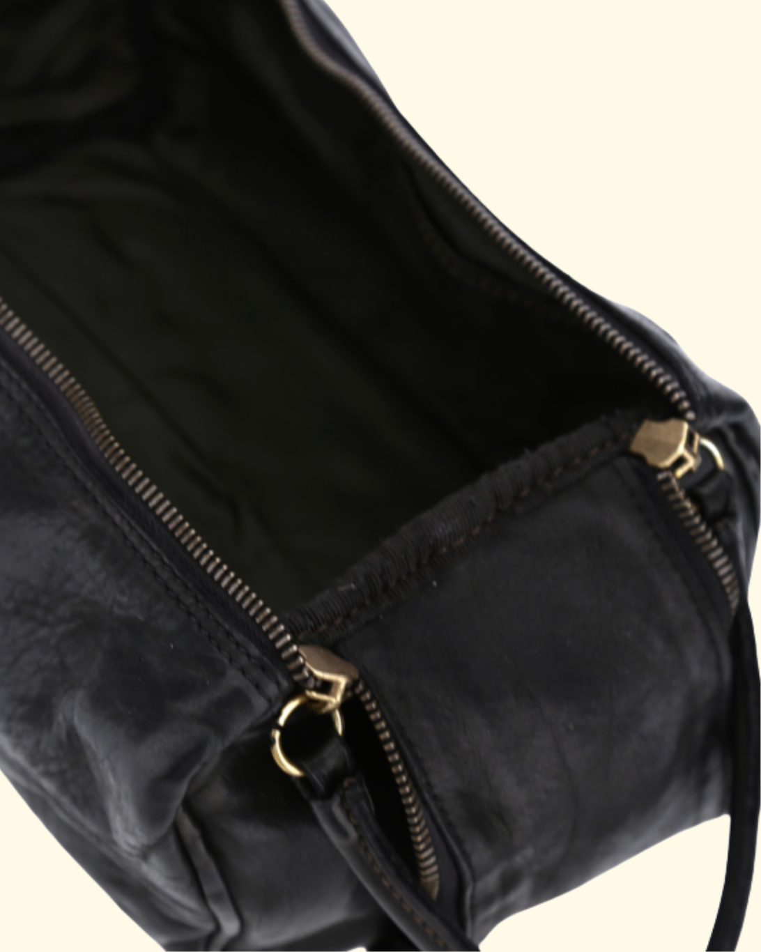 Leather Toiletry Bag | Black