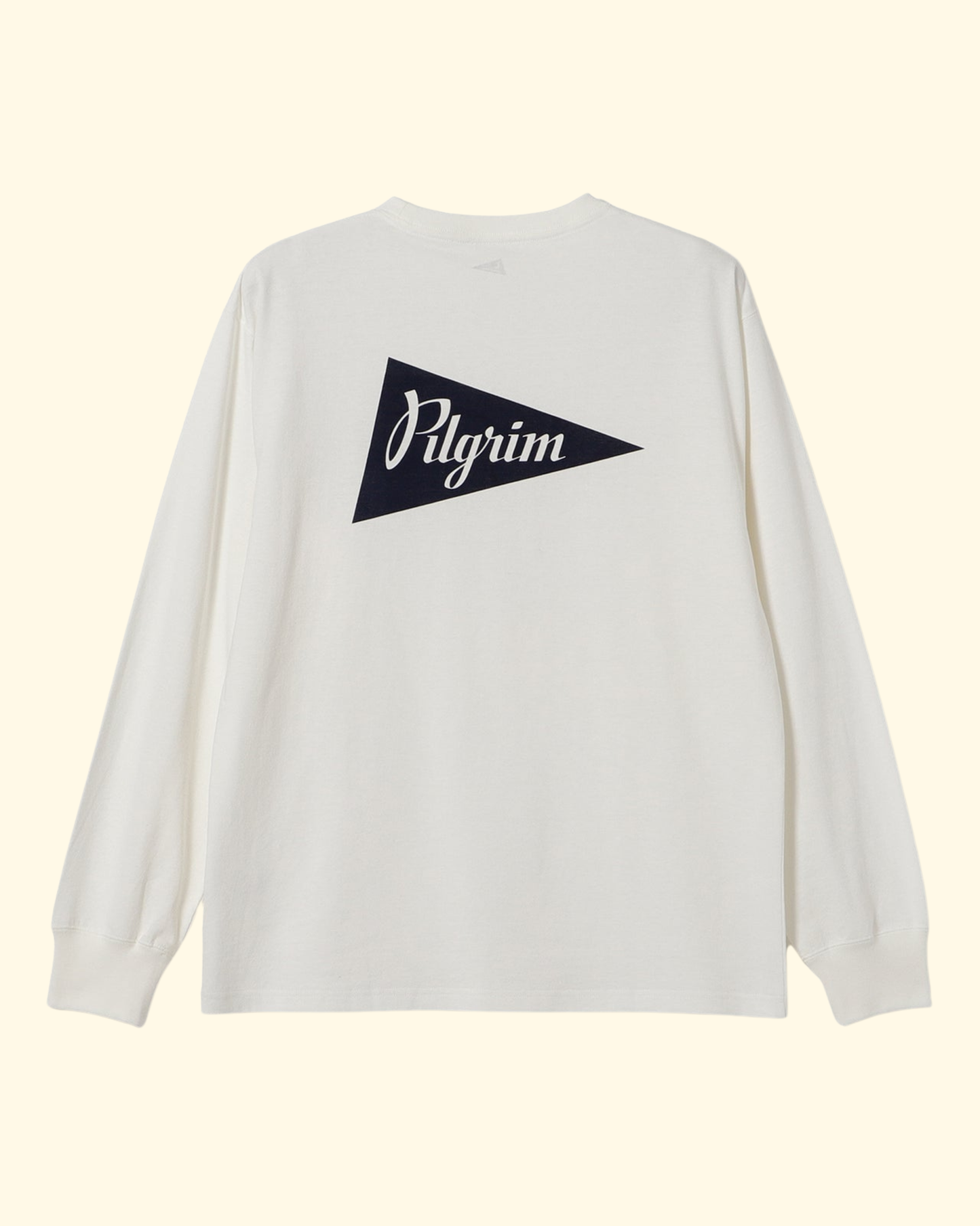 Longsleeve Pennant Team Tee | Off White