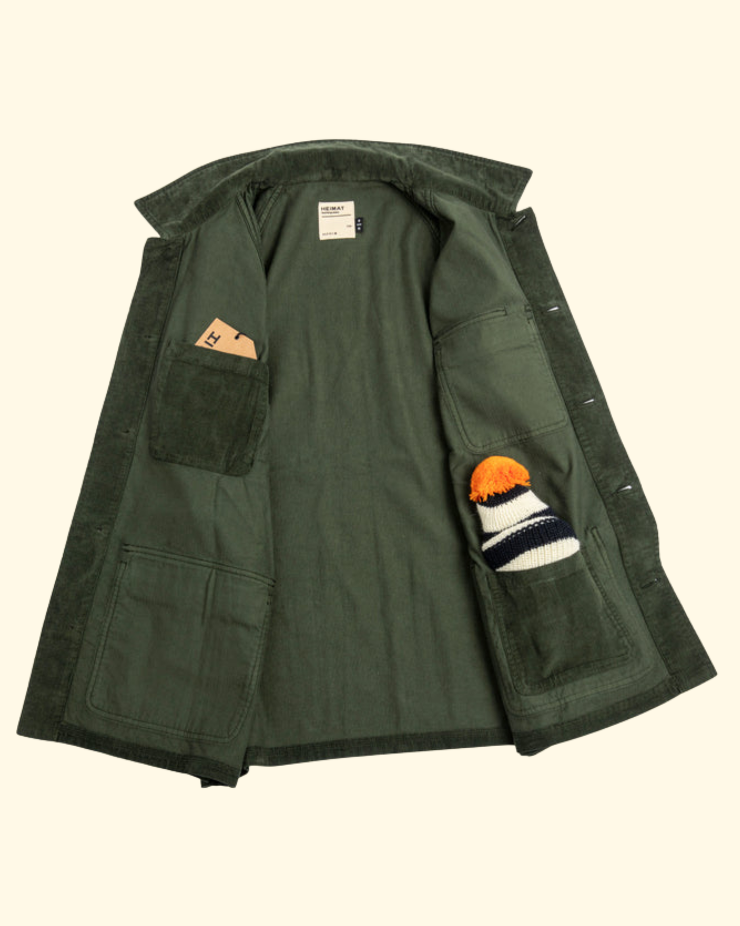 Journey Jacket Cord | Military Green