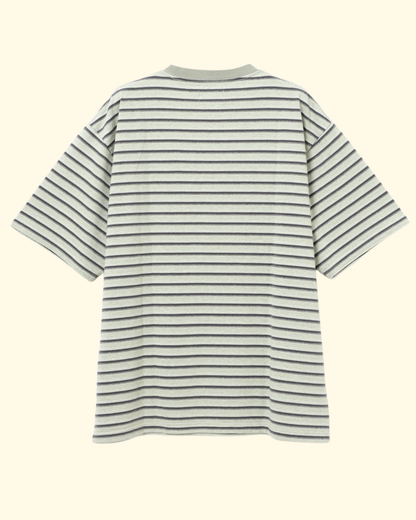 Tucker Striped Tee | Sage