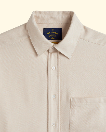 Teca Flannel Shirt | Ecru