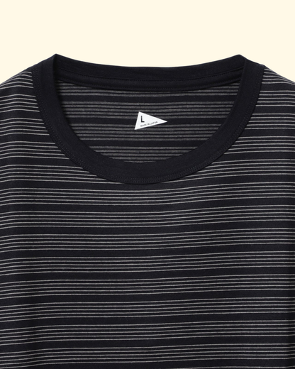 Cooper Striped Tee | Navy