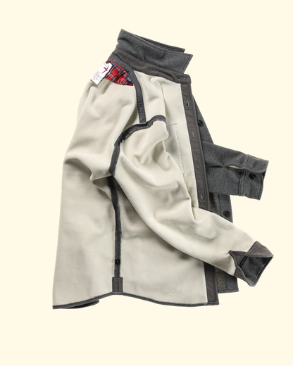 Pique Fleece Workshirt | Dark Grey