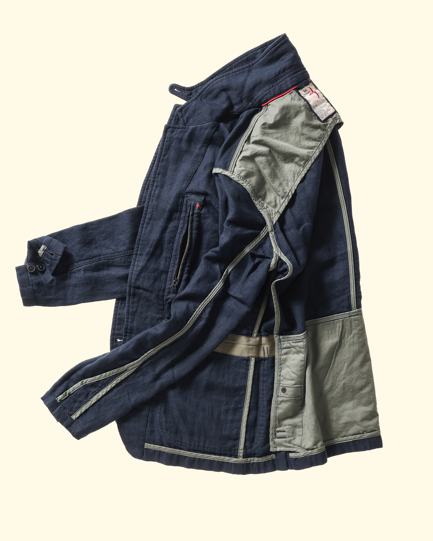 Tropical Trap Blazer | Navy Hopsack