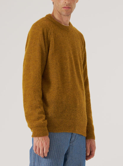 Lyon Alpaca Knit Crew | Gold