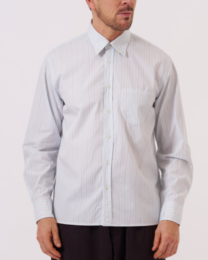 Lazy Day Shirt | Sky Urban Stripe