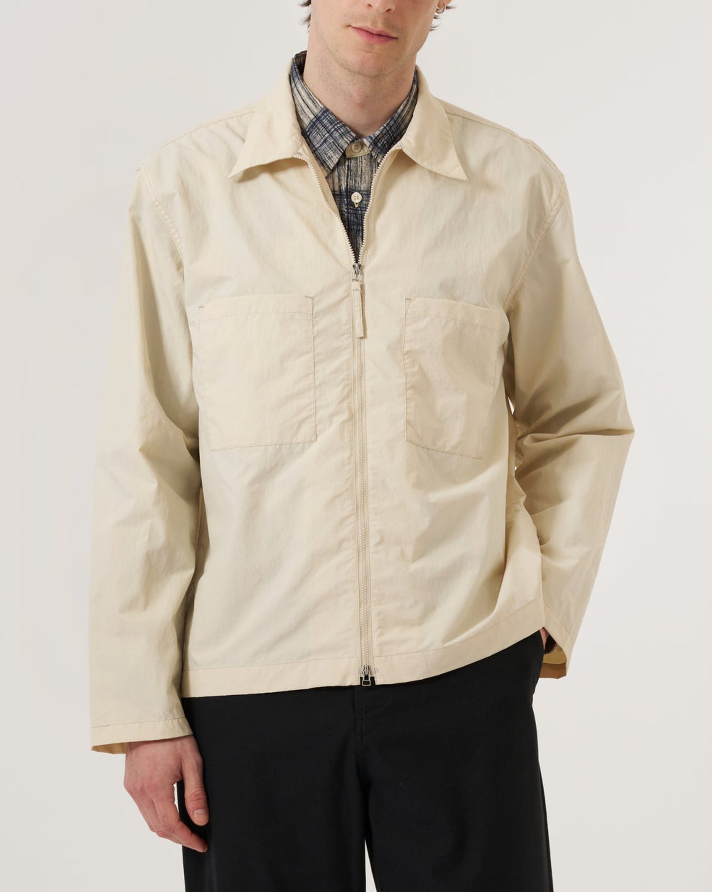 Zip Too Shirt | Stone