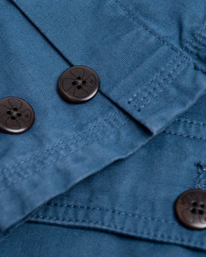 Journey Rip-Stop Coat | Trail Blue