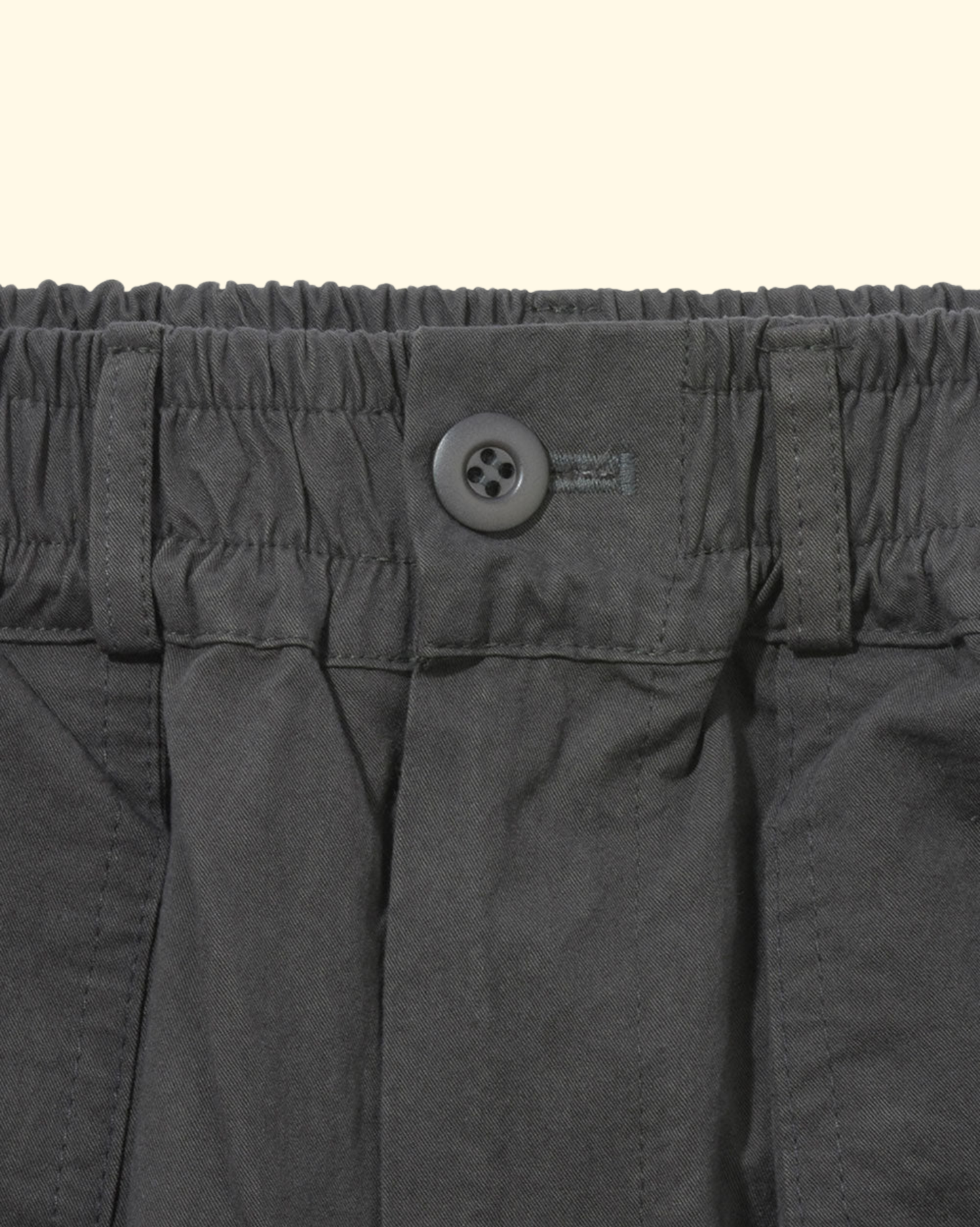 One Tuck Wide Fatigue | Charcoal