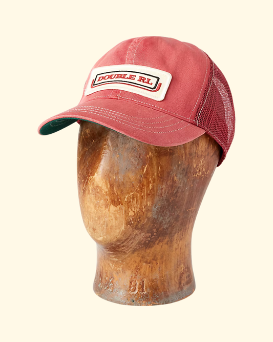 Logo Twill Trucker Cap | Faded Red