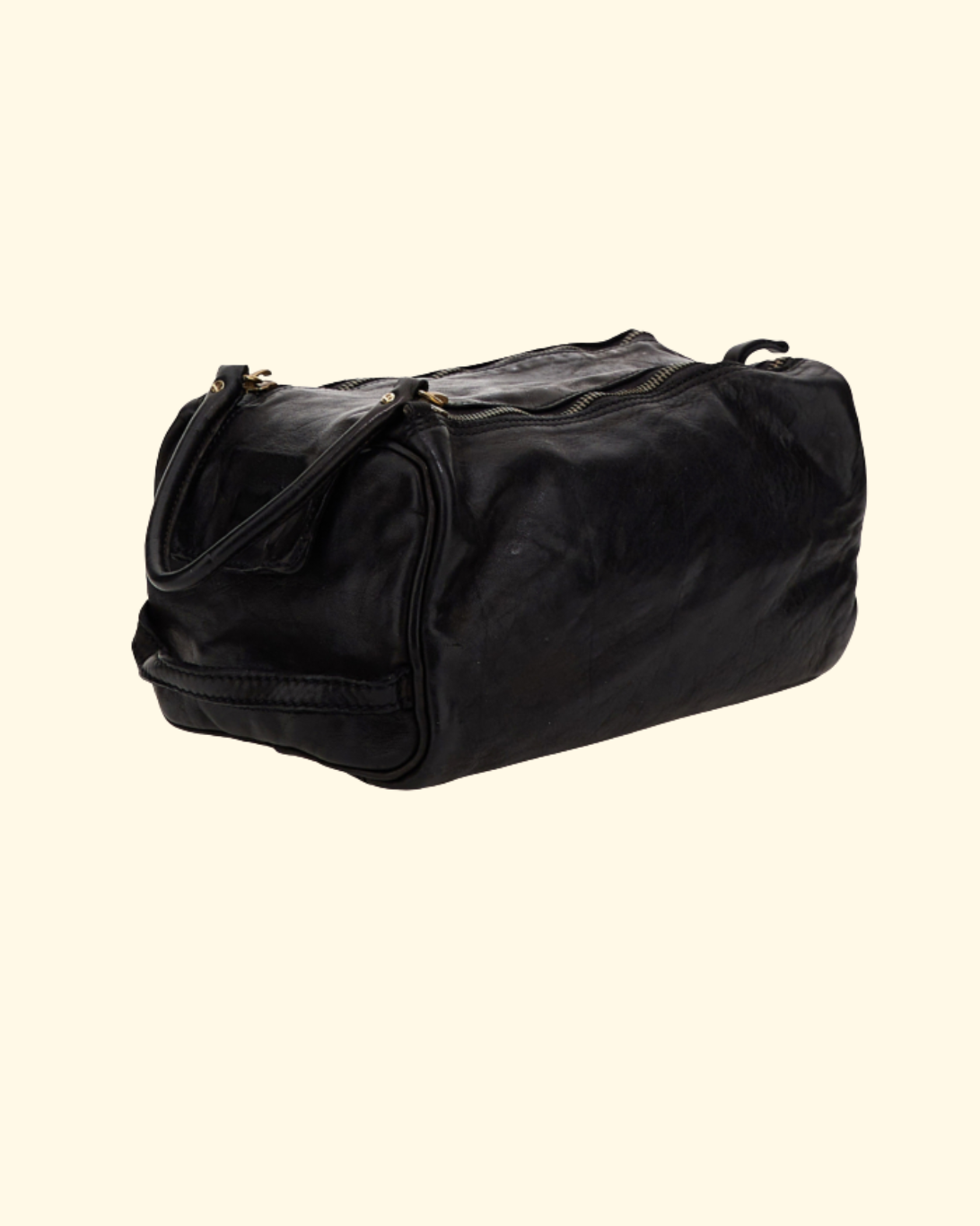 Leather Toiletry Bag | Black