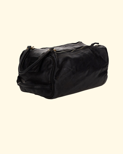 Leather Toiletry Bag | Black