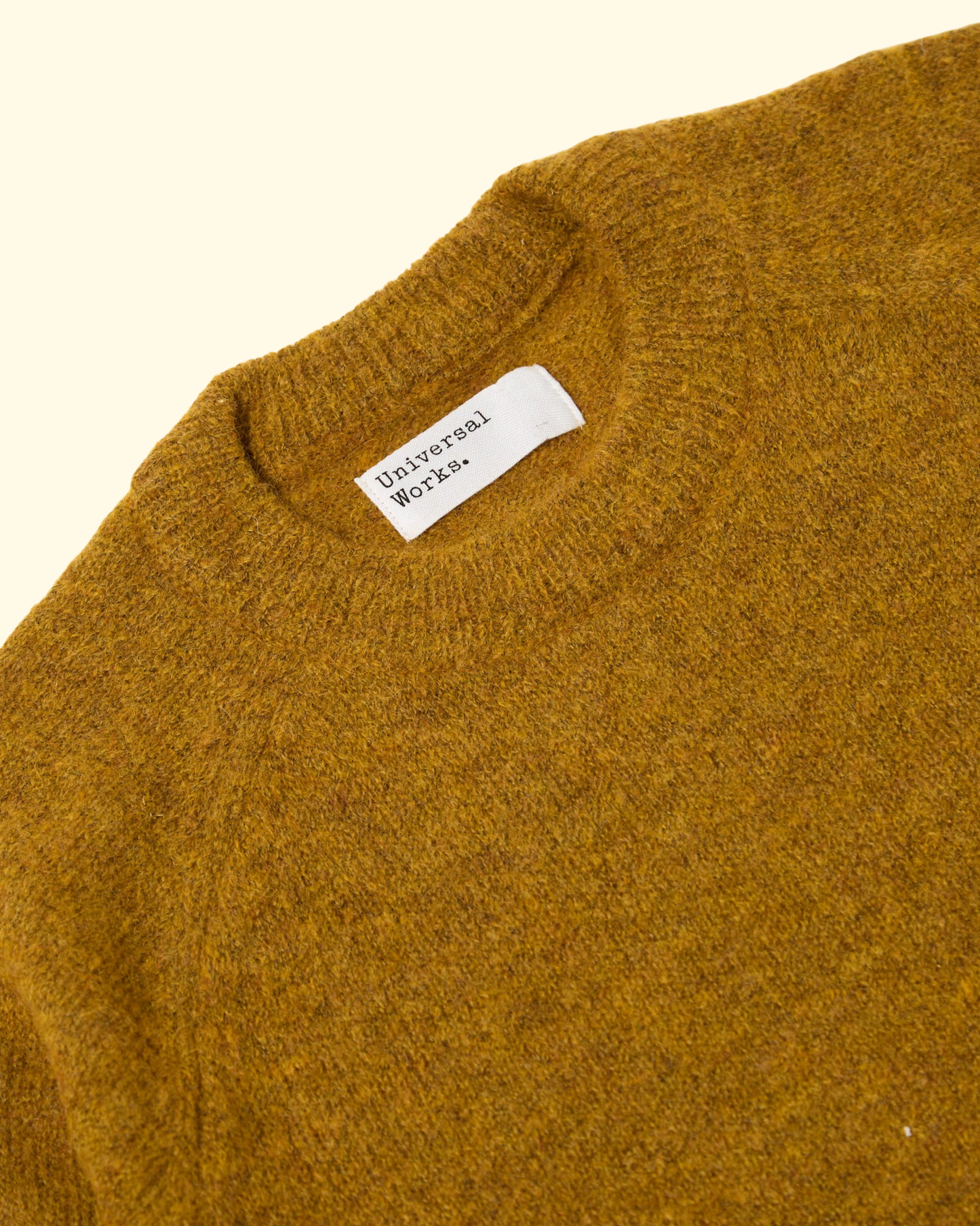 Lyon Alpaca Knit Crew | Gold