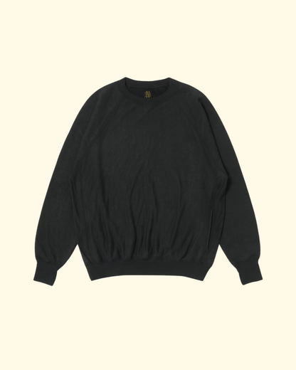 Linen Urake L/S | Black