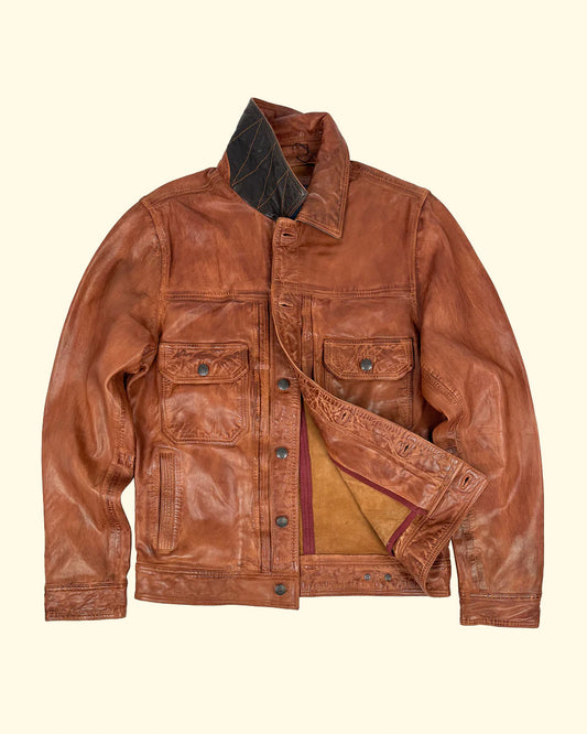 Winslow Leather Jacket | Chestnut