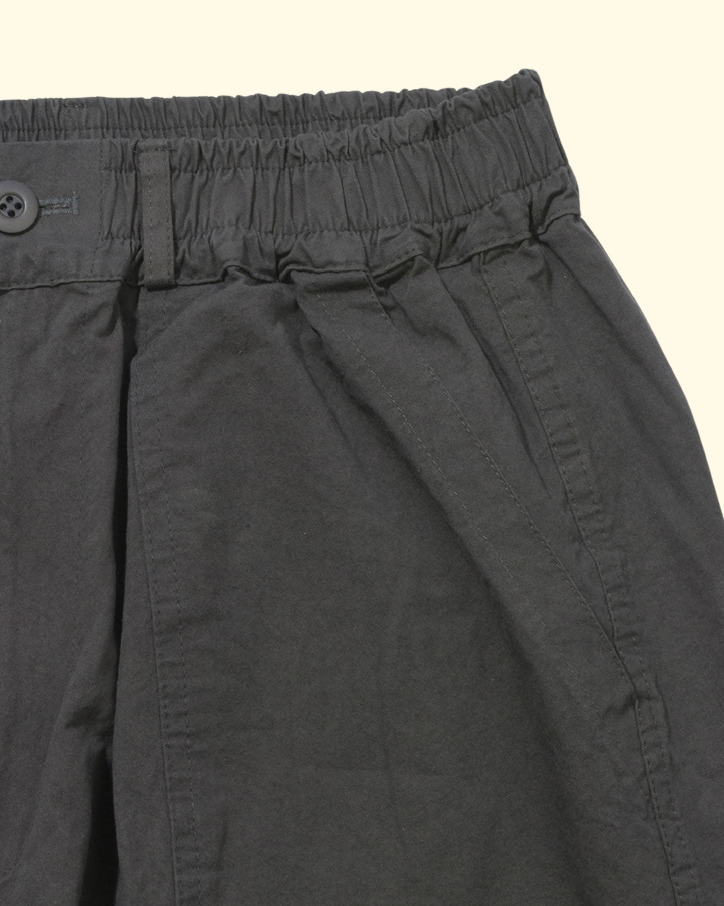 One Tuck Wide Fatigue | Charcoal