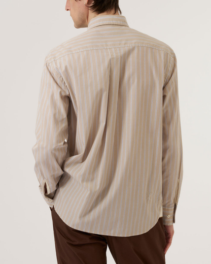 Lazy Day Shirt | Sand Urban Stripe